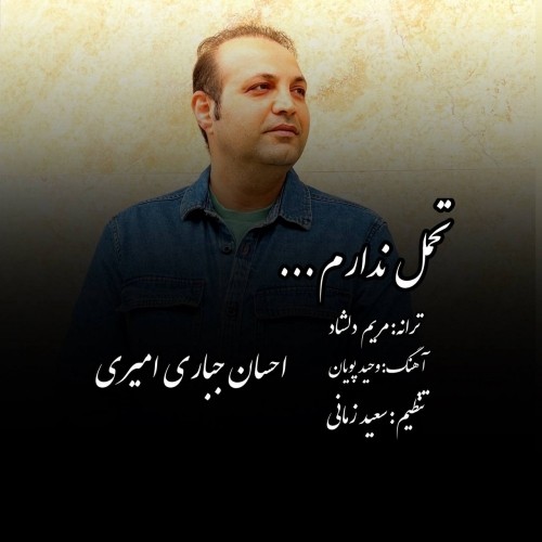 دانلود آهنگ جدید احسان جباری امیری به نام تحمل ندارم