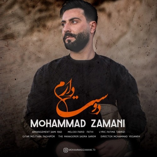 دانلود آهنگ جدید محمد زمانی به نام دوست دارم